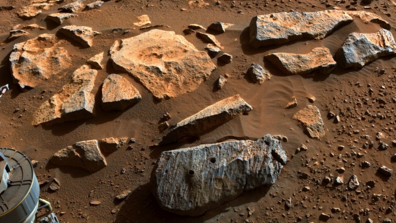 ส่องรูปนาซา นักล่า UFO อ้างเจอเอเลี่ยนตัวสีชมพู สูง 1 ฟุต บนดาวอังคาร 