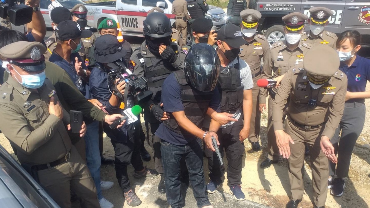 หิ้ว เสี่ยแดง ทำแผนยิง 4 ศพจันทบุรี พฤติการณ์สุดอุกอาจ ลั่นสมควรตายทั้งหมด