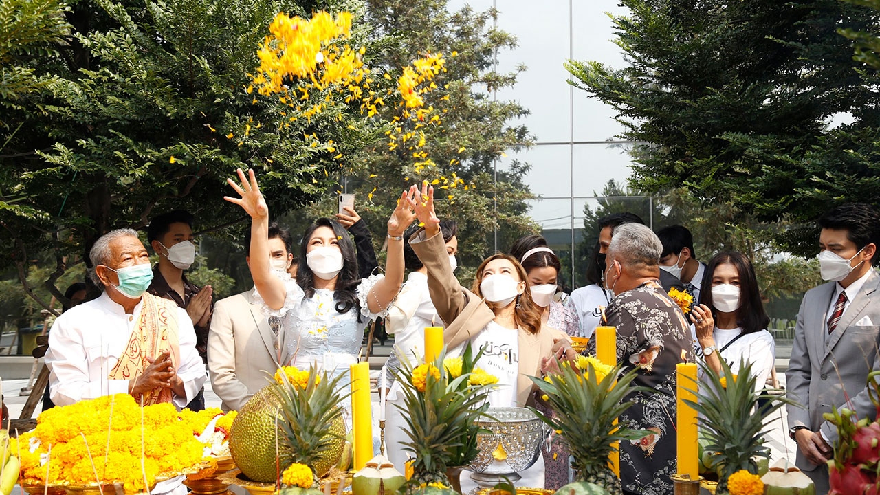 บวงสรวงละครดราม่าสุดเข้มข้น "บ่วงใบบุญ" เสริมความปังก่อนออกอากาศตอนแรก