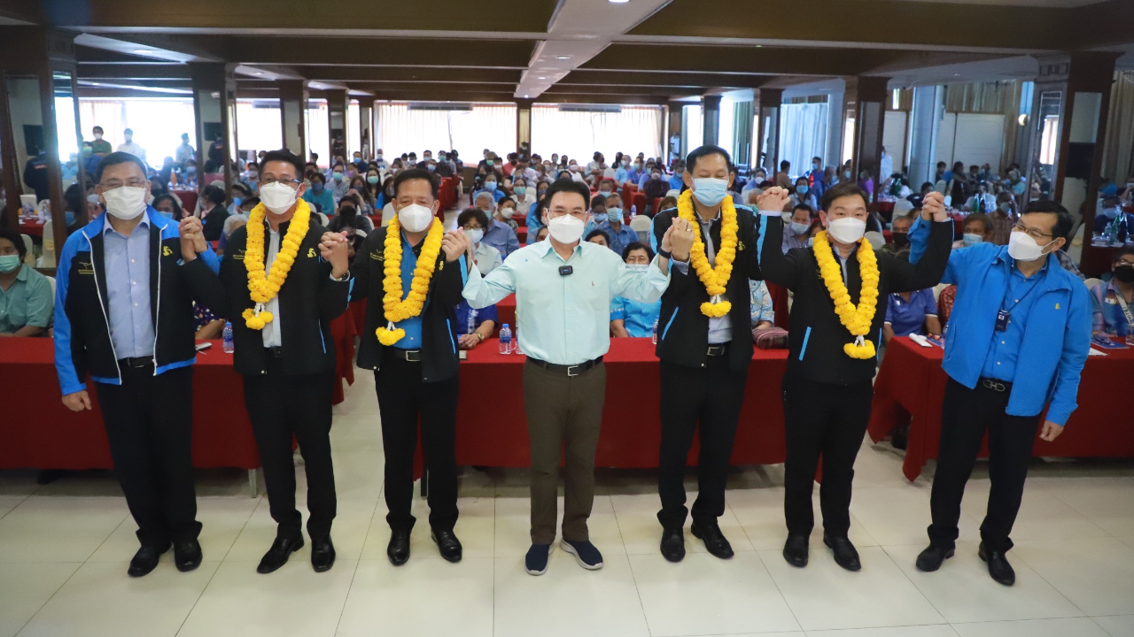 ปชป. เปิดตัว 4 ผู้สมัครสมุทรสาคร อดีตคนการเมืองท้องที่ สู้ศึกเลือกตั้งครั้งหน้า