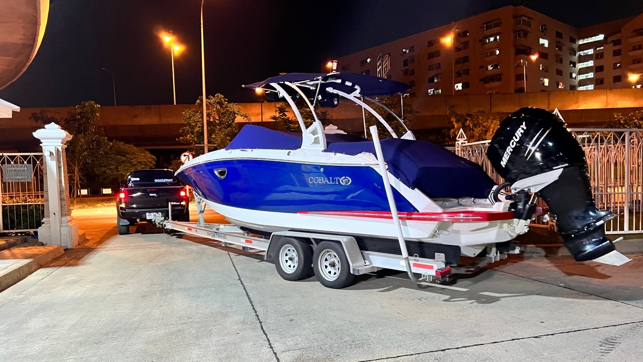 ตร.นำเรือสปีดโบ๊ตลำเกิดเหตุคดี "แตงโม" เก็บไว้ บก.ภ.จว.นนทบุรี