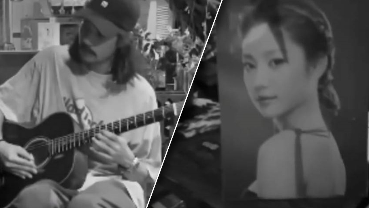 เบิร์ด โพสต์คลิปเล่นกีตาร์ วางรูป แตงโม เหมือนได้มาฟังอยู่ใกล้ๆ (คลิป)