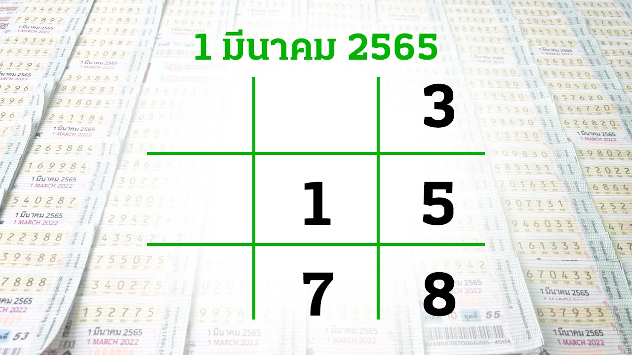โค้งสุดท้ายหวย "เลขเด็ดงวดนี้" 1/3/65 ลุ้นโชคได้ที่ไทยรัฐทีวี-ไทยรัฐออนไลน์