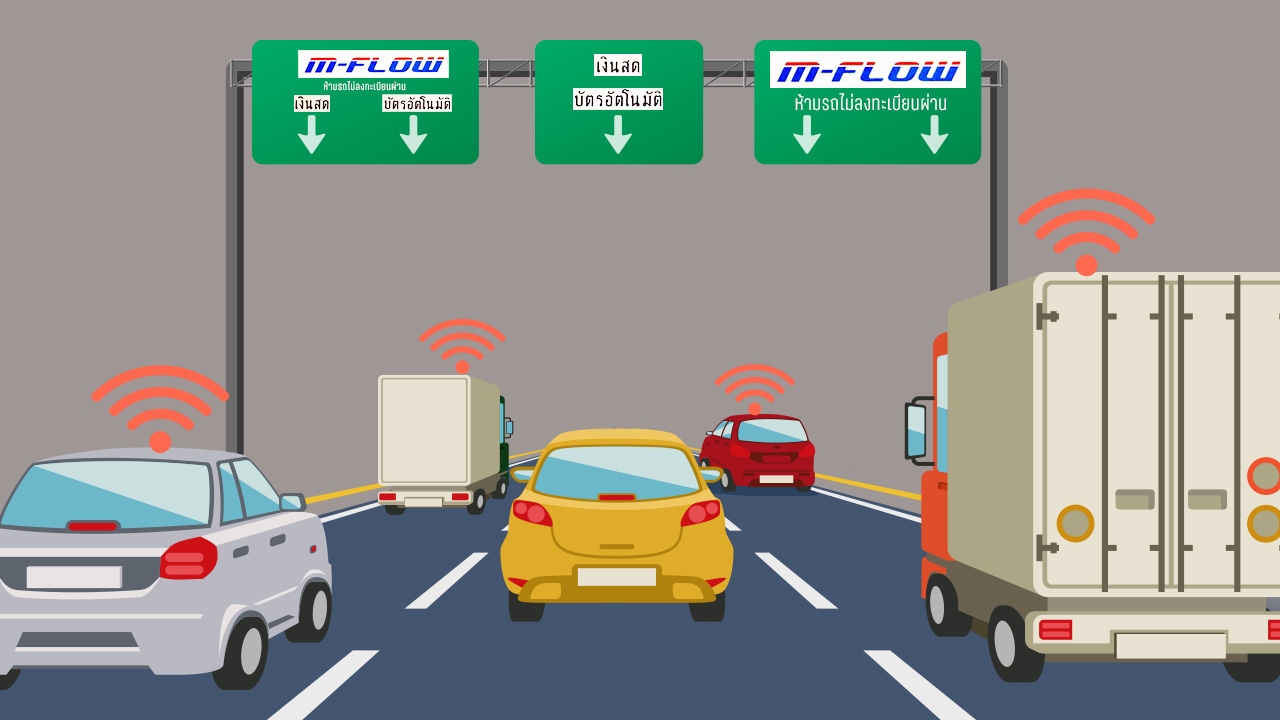 วิ่งฉิว จ่ายทีหลัง M-Flow ด่านไร้ไม้กั้น แต่หากเกินกำหนด เจอค่าปรับอ่วม