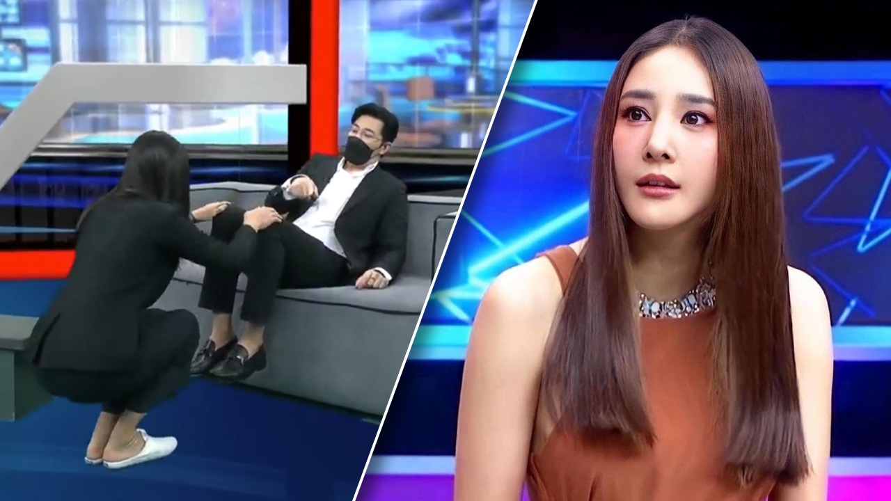 แซน ทำท่าประกอบให้ดู แตงโม นิดา ใส่บอดี้สูทนั่งปัสสาวะท้ายเรือยังไง