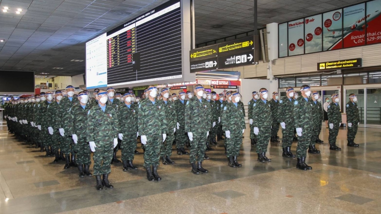 "ทัพไทย" รับ 135 ทหารช่างเฉพาะกิจ ไทย-เซาท์ซูดาน ผลัด 2 กลับสู่มาตุภูมิ