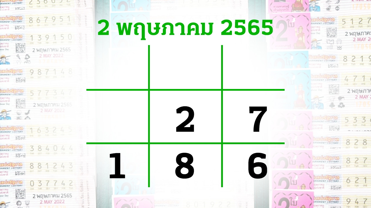 โค้งสุดท้ายหวย "เลขเด็ดงวดนี้" 2/5/65 ลุ้นโชคได้ที่ไทยรัฐทีวี-ไทยรัฐออนไลน์