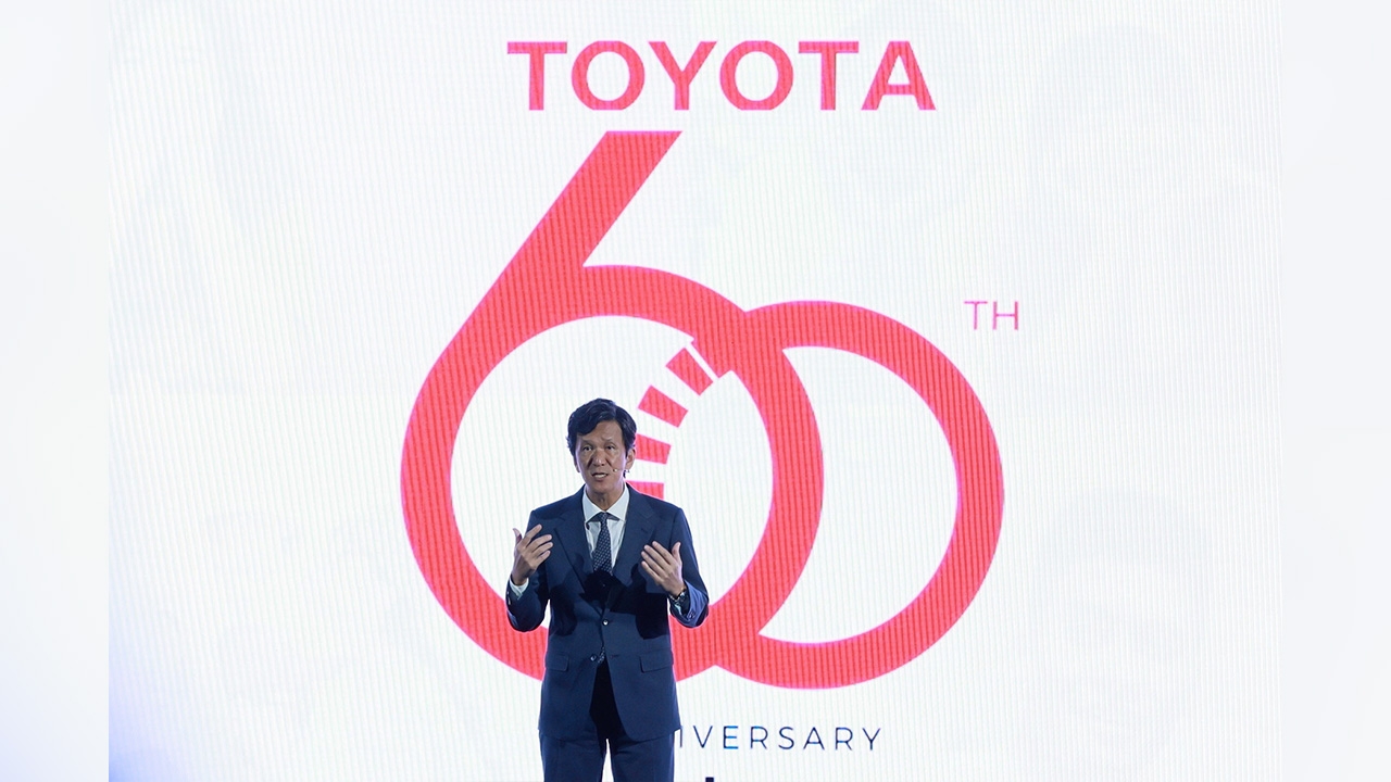 โตโยต้าลุยรถยนต์ไฟฟ้าฉลอง 60 ปีในไทย ทะยานสู่ผู้นำพาการขับเคลื่อนยุคใหม่