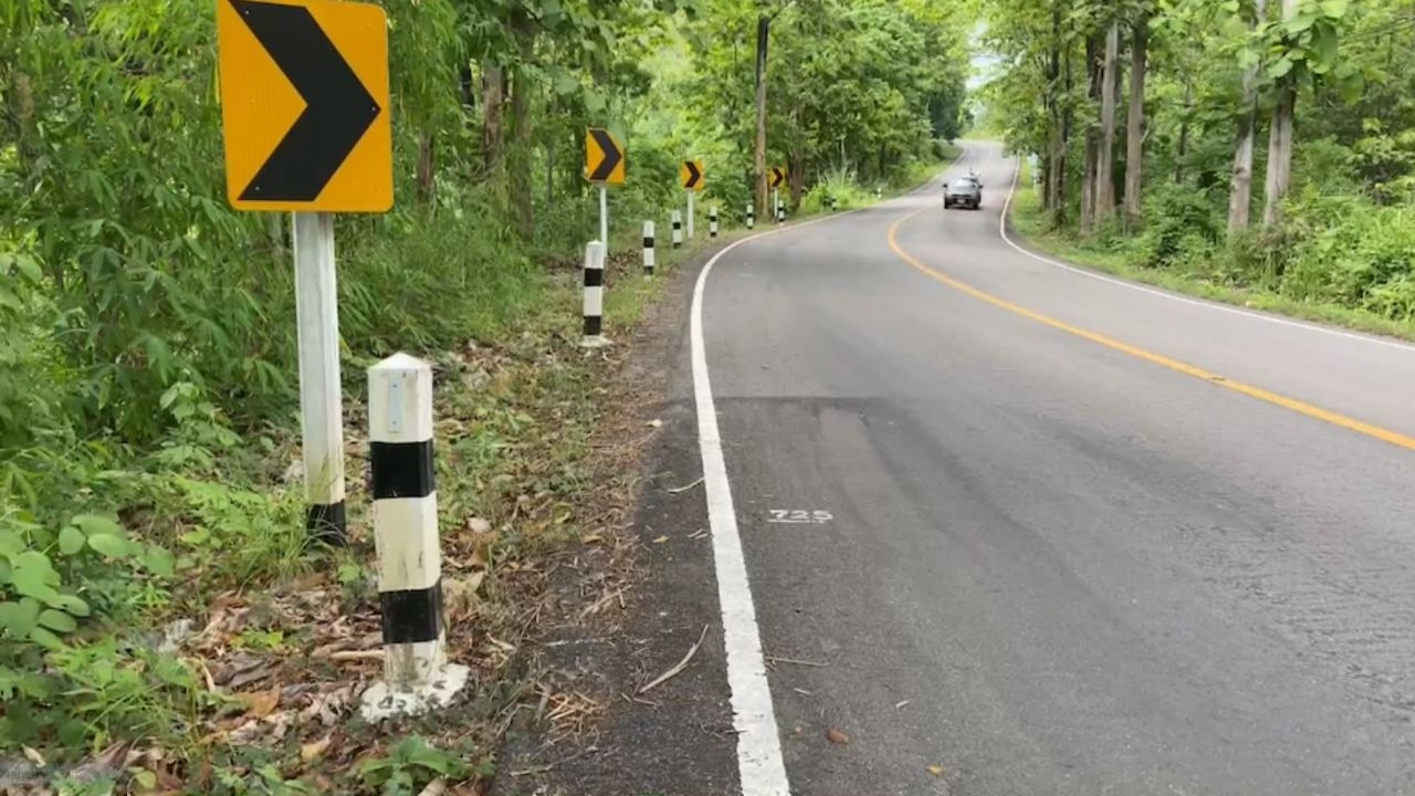 ชาวบ้านน่านแนะทางหลวง เสาหลักลายปูนเหมาะกับพื้นที่เขาสูง กว่าเสายางพารา