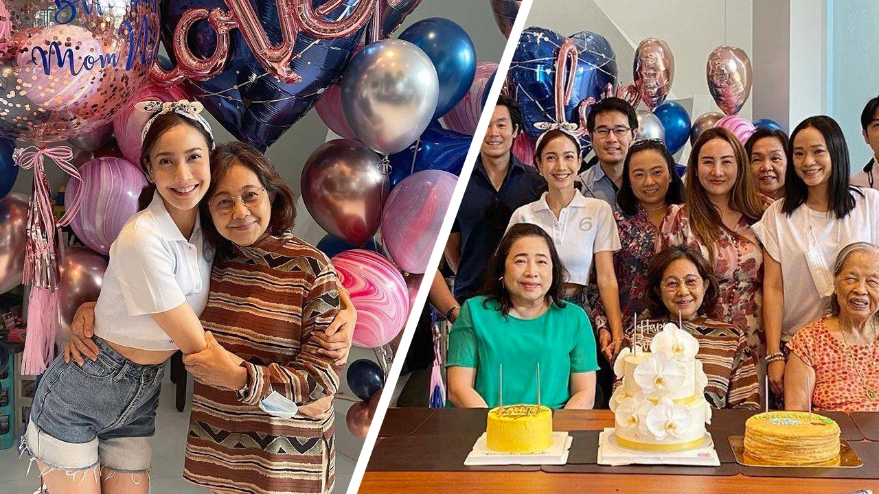 แต้ว ณฐพร ฉลองวันเกิดคุณแม่ ไฮโซณัย ร่วมงาน-โชว์ฝีมือทำอาหารให้ทาน