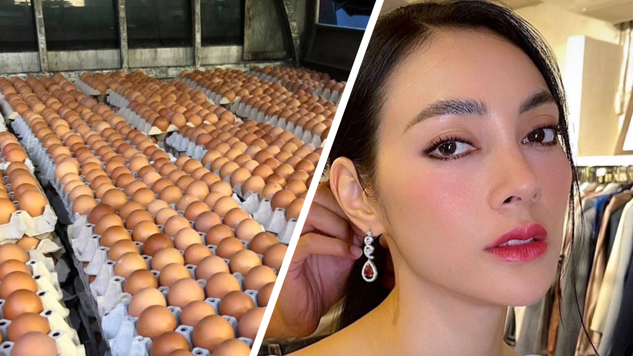 ตั๊ก บงกช เข้าช่วยชุมชนคลองเตย ส่งไข่-ข้าว ให้ผู้เดือดร้อน 