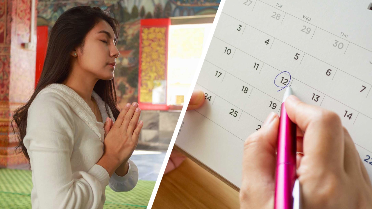 ปฏิทินวันพระ 2564/2021 รวมวันพระไทยตลอดปี ไม่พลาดทำบุญ