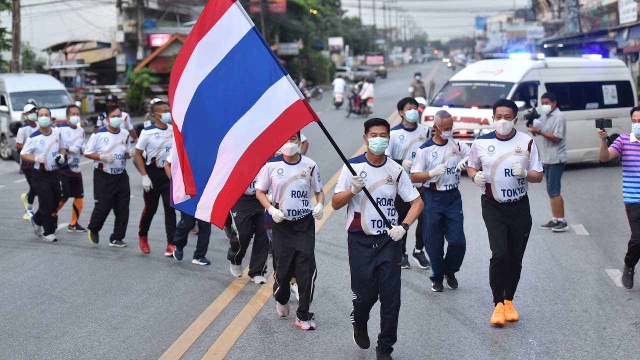 พ่อเมืองพิษณุโลก นำทีมวิ่งส่งกำลังใจทัพนักกีฬาไทยไปโอลิมปิก วันที่ 43