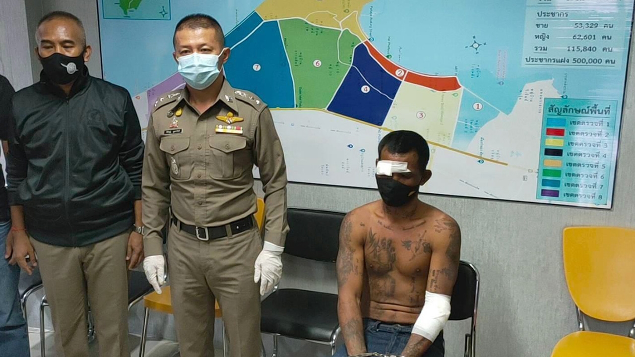 เดนคุกเพิ่งพ้นโทษ ก่อเหตุสยองจ้วงแทงสาวยโสฯดับสลด ริมหาดพัทยา