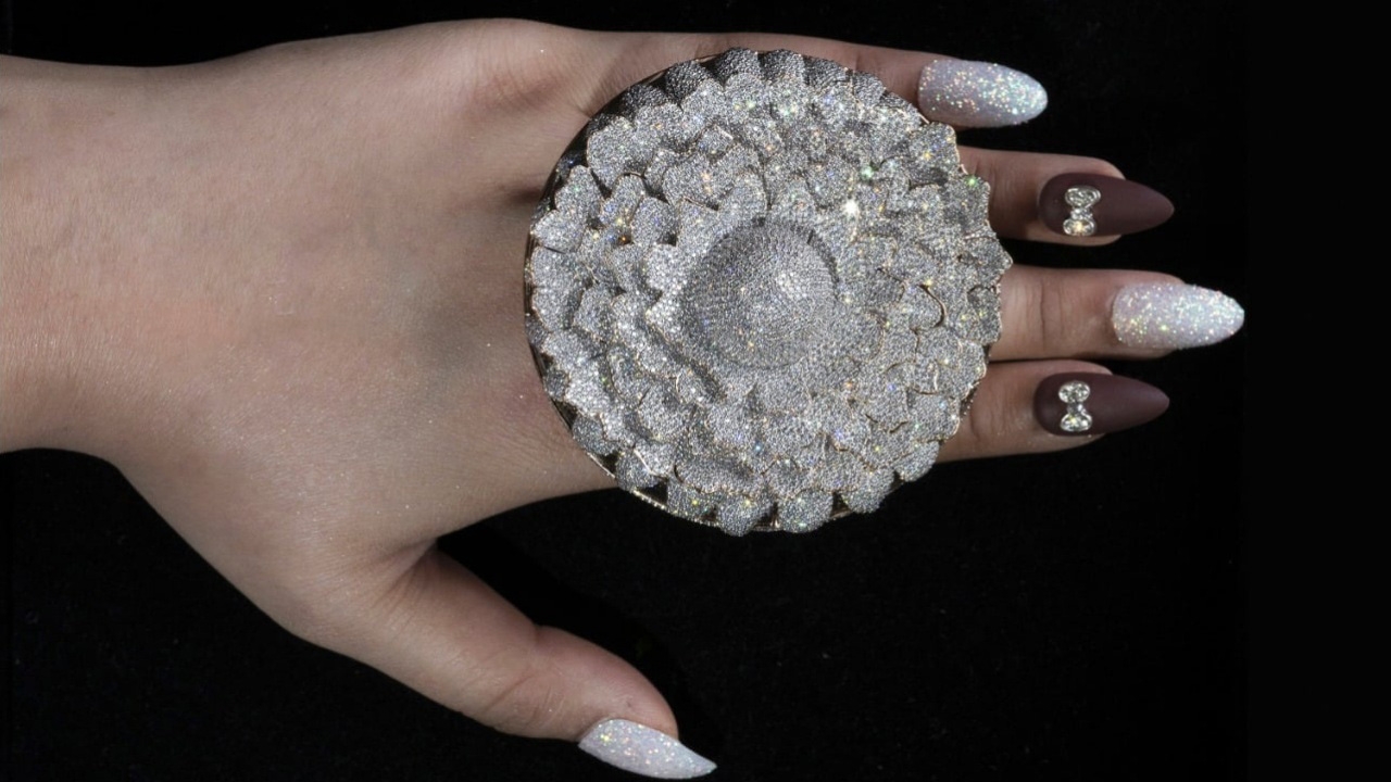 แสบตา แหวนเพชรอินเดียฝังเพชร 12,638 เม็ด ทำลายสถิติโลก