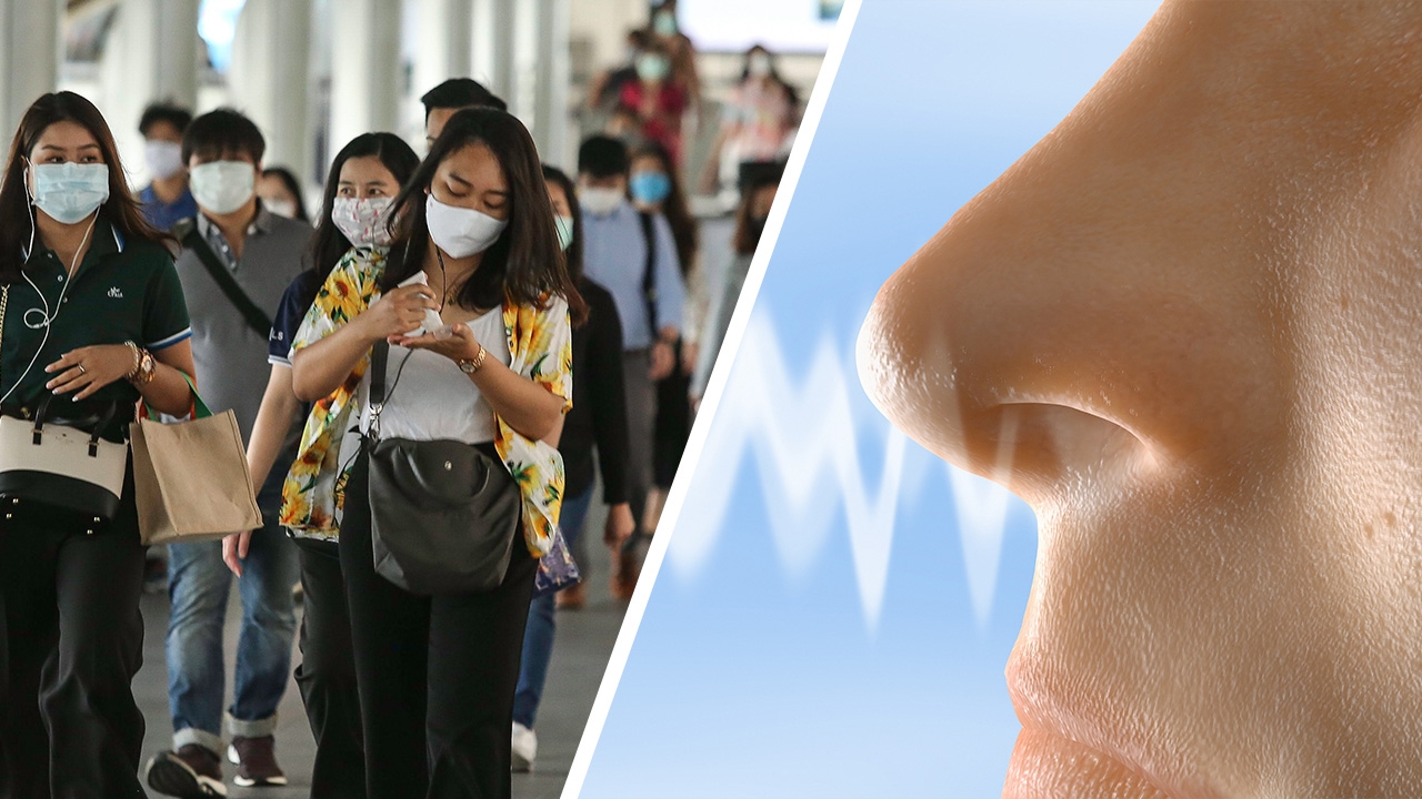 ระวังไวรัสโควิดปริมาณมากขึ้นในจมูก-ปาก แพร่ง่ายขึ้นทางละอองน้ำลาย น้ำมูก