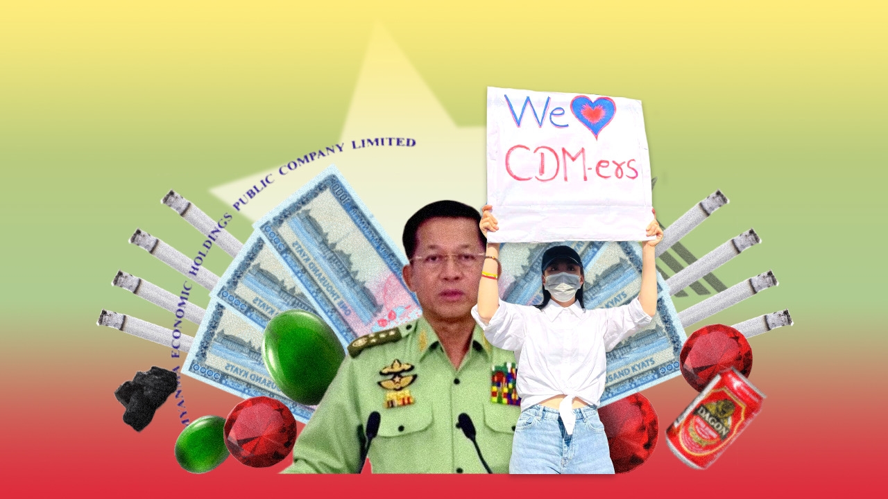 มิน อ่อง หล่าย ยึดอำนาจปกป้องขุมทรัพย์ แต่ดาราในค่ายของลูกสาวลุกขึ้นมาต้าน