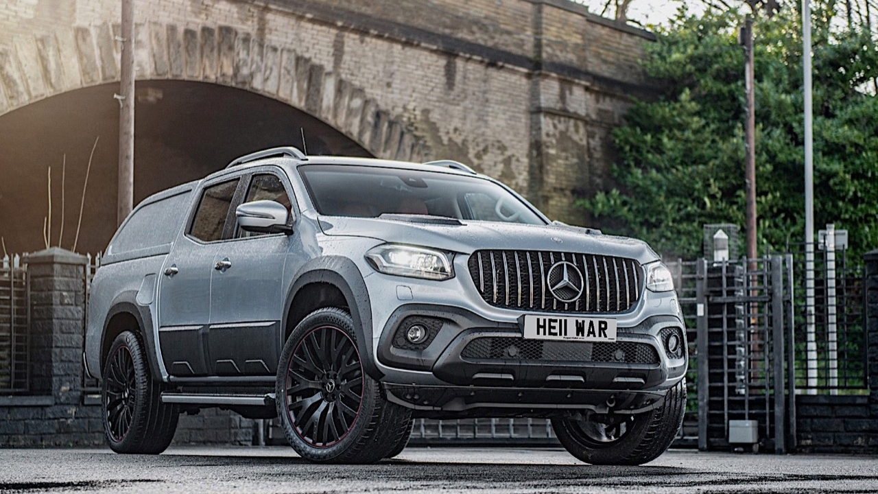 ร่างนาวาร่า หน้าตราดาว Mercedes-Benz X-Class Sky Silver Edition by Kahn Design