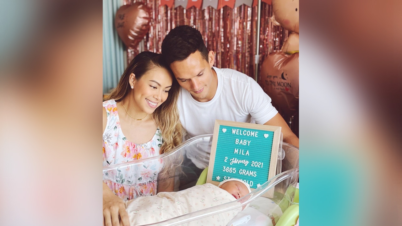 เทย่า คลอดลูกสาว น้องมิล่า แข็งแรงปลอดภัยทั้งแม่และลูก 