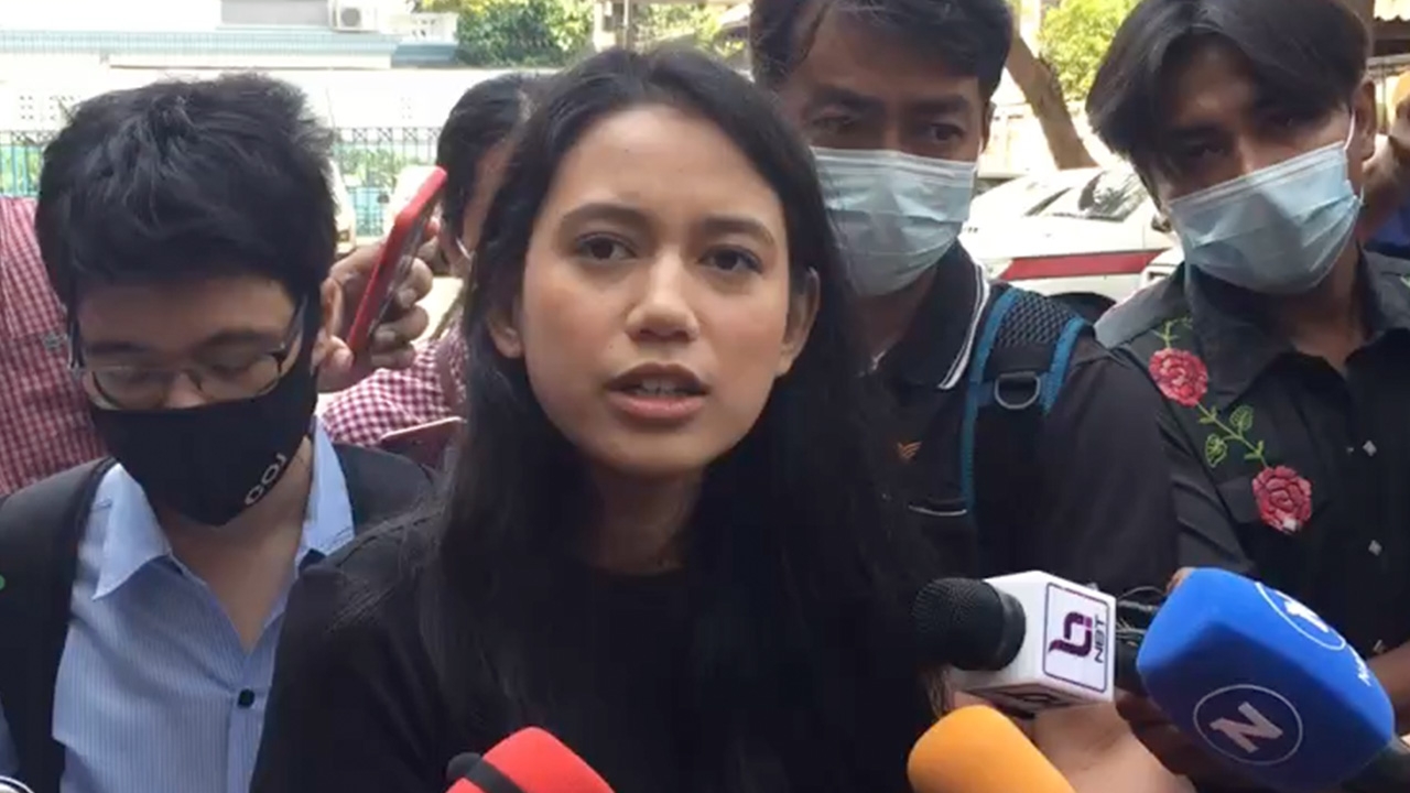 "มายด์" รายงานตัวอัยการคดี "ชุมนุมสถานทูตเยอรมนี" เผยมีกำลังใจดี