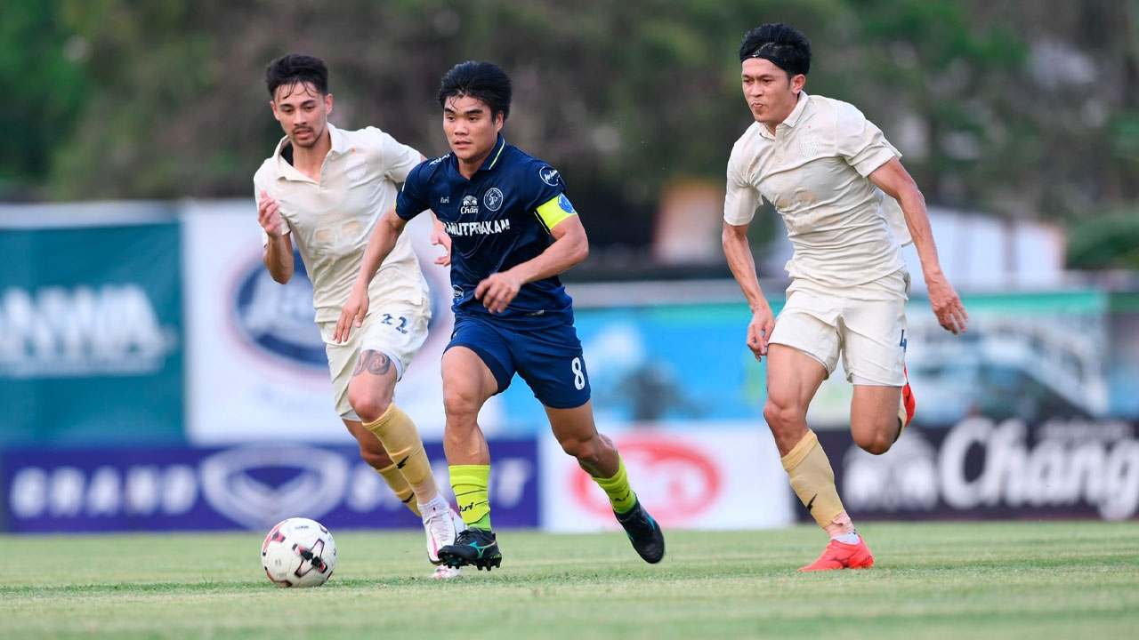 สองจุดโทษพลิกเกม บุรีรัมย์ล้างตาแซงดับสมุทรปราการ 2-1