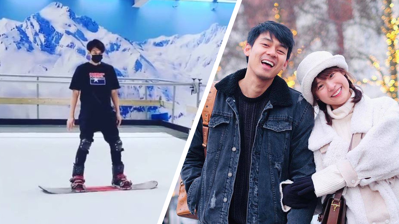 แดน วรเวช โชว์เล่นสโนว์บอร์ด แฟนๆ มั่นใจได้ยินเสียงคล้าย แพทตี้ (คลิป)