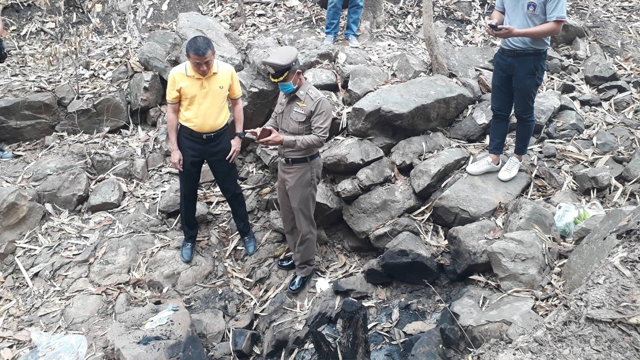 ตร.ลงพื้นที่พิสูจน์จุดเผานั่งยาง "น้องปอ" มั่นใจแฟนหนุ่มทำคนเดียว