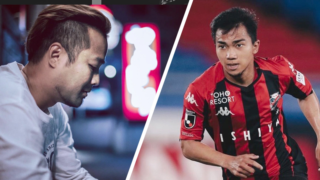 "ทิซัง" ร่วมยินดี "ชนาธิป" หลังเป็นแข้งไทยคนแรกเล่นเจลีกครบ 100 นัด