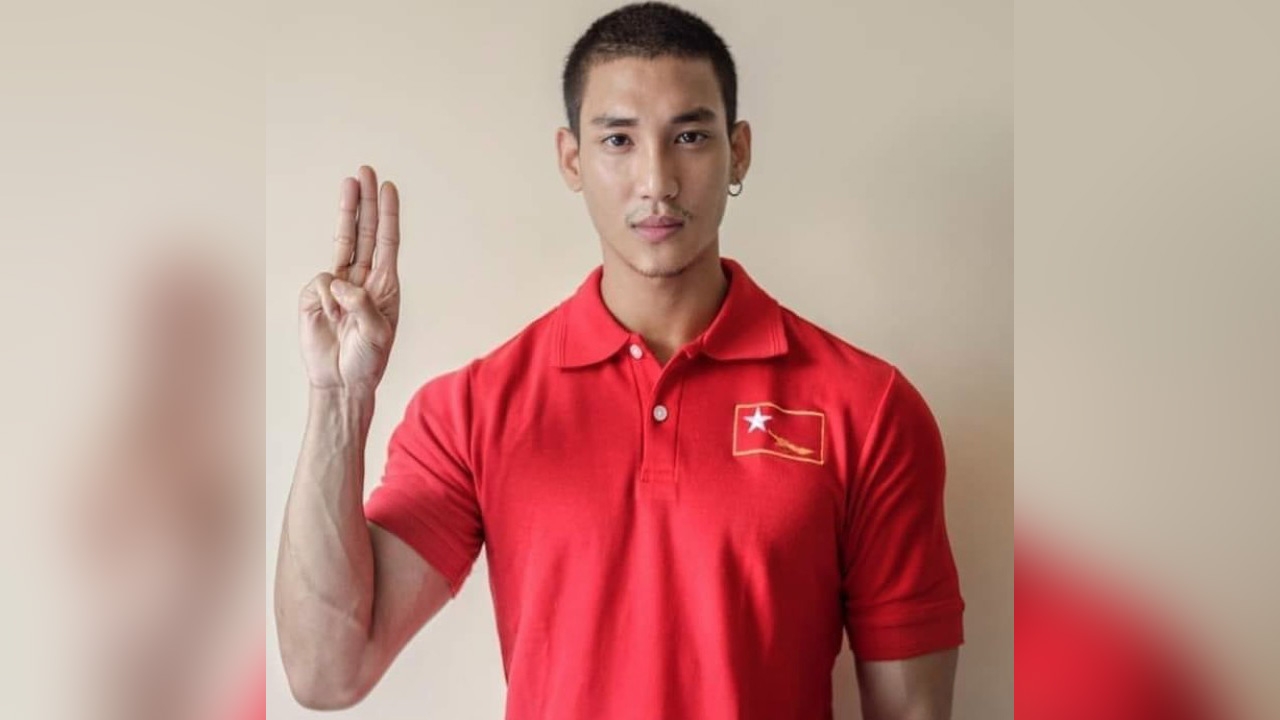 ทหาร-ตำรวจ เมียนมา บุกจับ "ไป่ ทาคน" คาบ้านพัก⁣⁣ ไอจีโดนลบ ⁣⁣