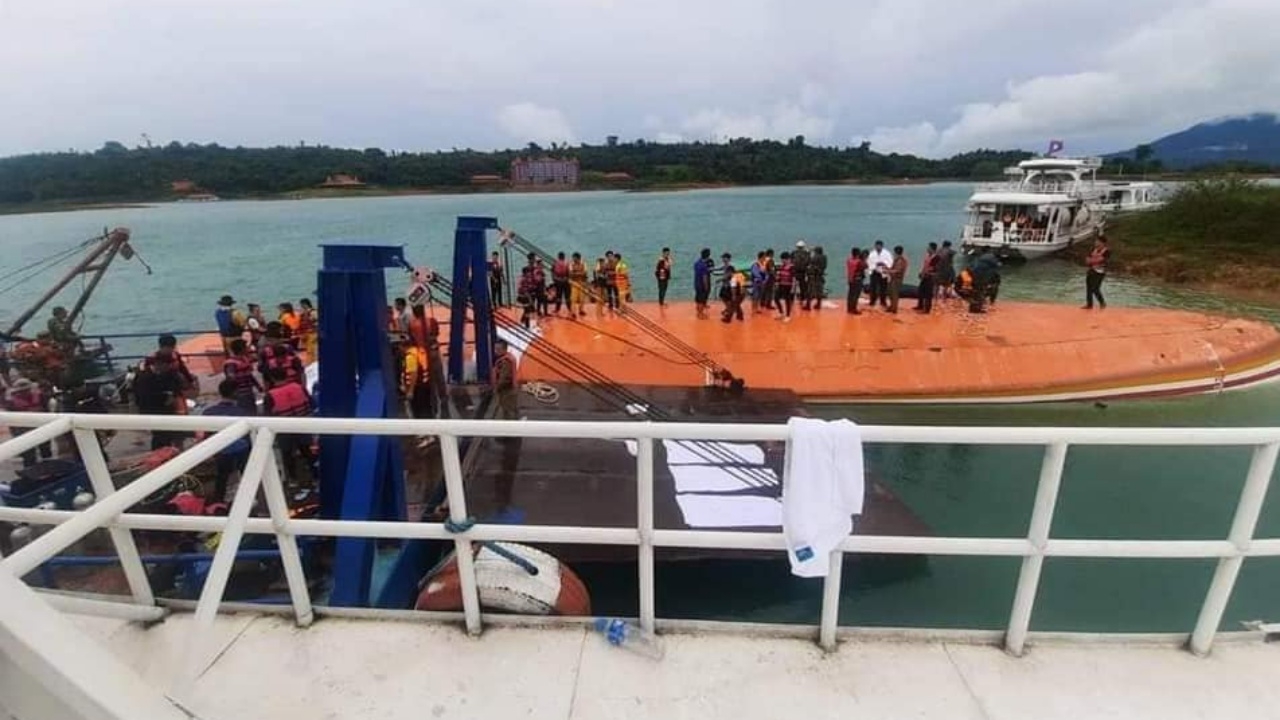 เจอพายุล่ม เรือนำเที่ยวครอบครัว "จูมมาลี ไซยะสอน" อดีตปธ.ประเทศลาว ดับ 8 ศพ