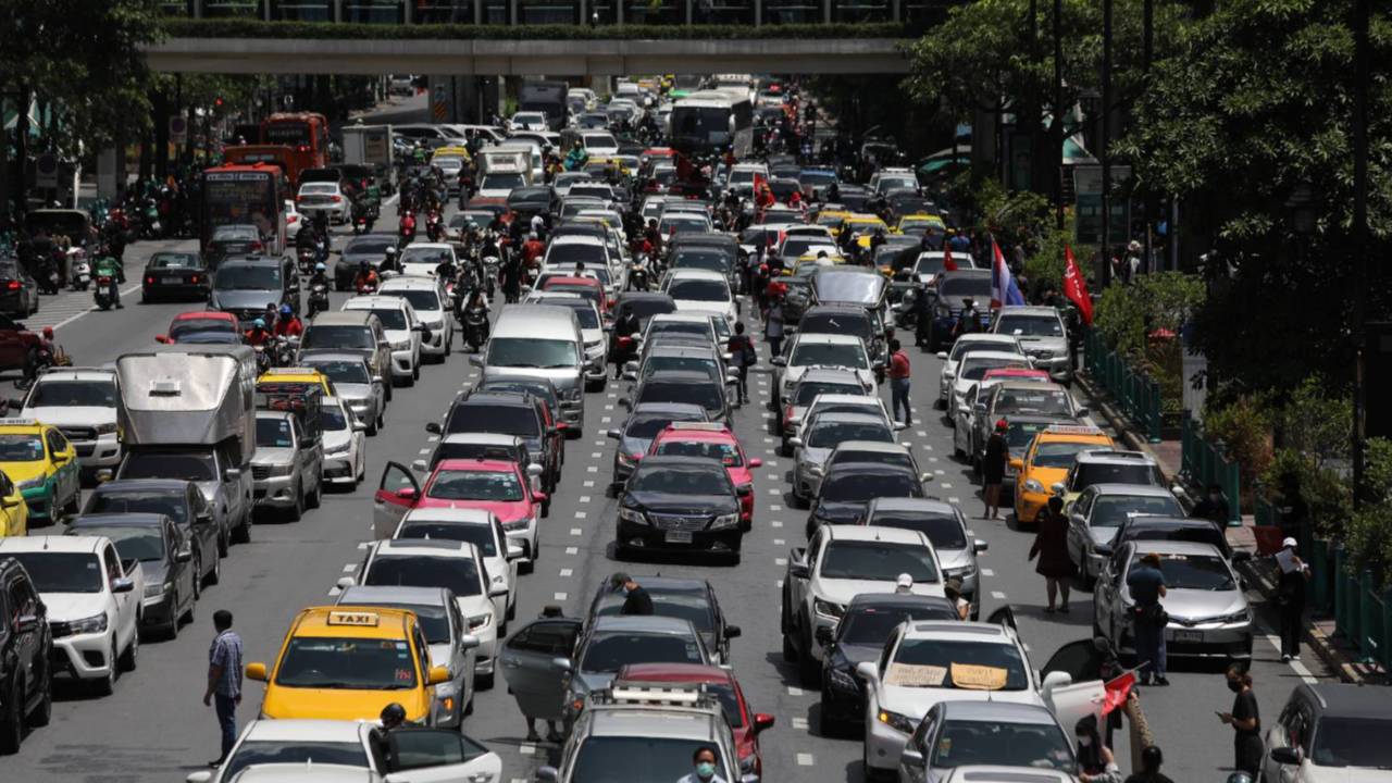 เส้นทาง Car Park ม็อบ 15 สิงหา “ณัฐวุฒิ-สมบัติ” นำขบวนขับไล่ “บิ๊กตู่”