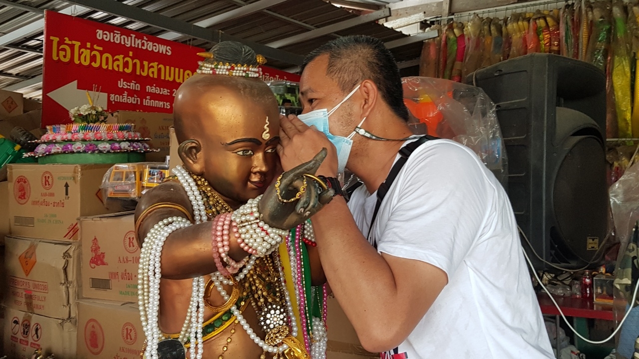พ่อค้าก๋วยเตี๋ยว ขอโชค "กุมารน้องเก้า" ไม่ผิดหวังได้ "เลขเด็ด" งวด 16/8/64
