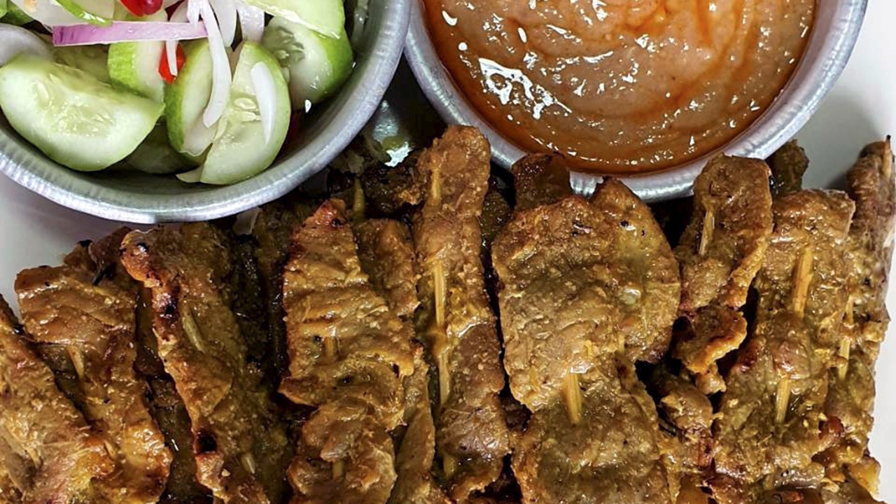 เนื้อสะเต๊ะนุ่มชุ่มฉ่ำ ครูอาลี @เสรีไทย46