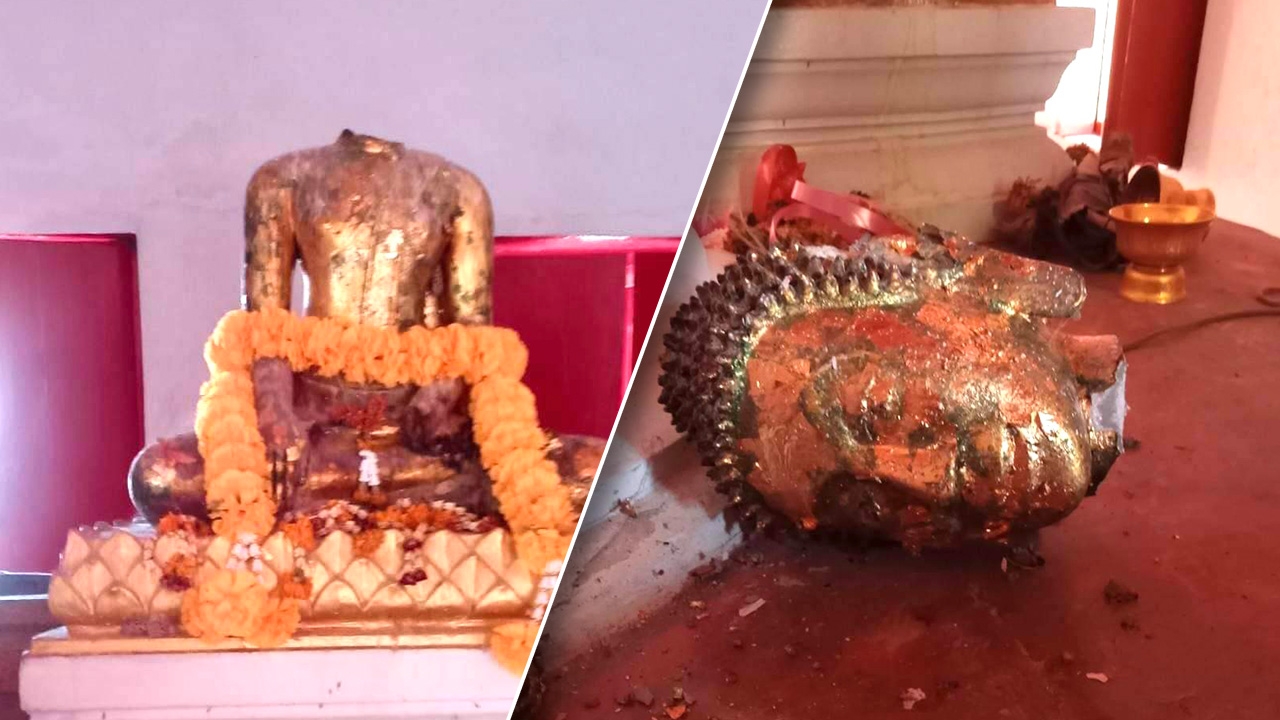 โจรบาปลอบตัดเศียรพระ 214 ปี วัดศรีราษฎร์ คาดเจอดีรีบเผ่นออกจากโบสถ์