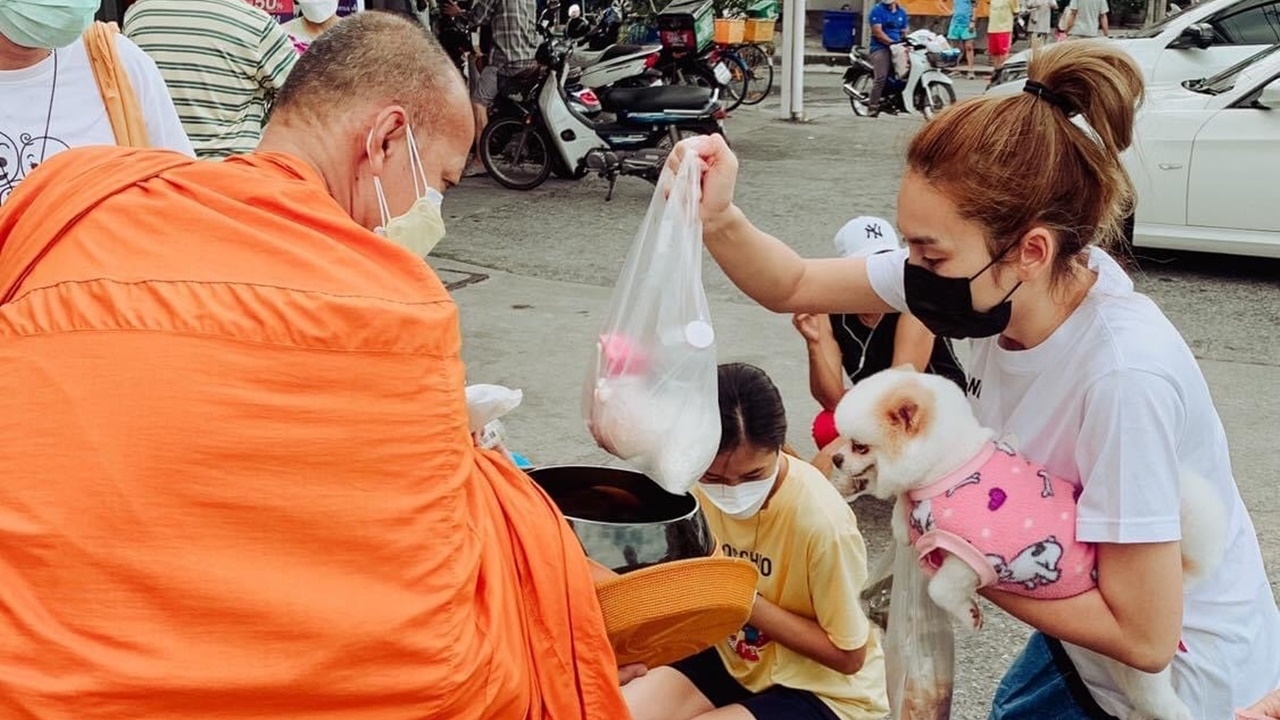 หมาใครใครก็รัก หลิว อาจารียา แจงที่อุ้มมาใส่บาตรเพราะอยากให้ได้บุญด้วย