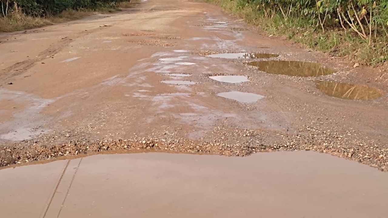 ทางหลวงชนบท แจงถนนเป็นหลุมในคลิปล่องเรือหารัก อยู่ในความดูแลของท้องถิ่น