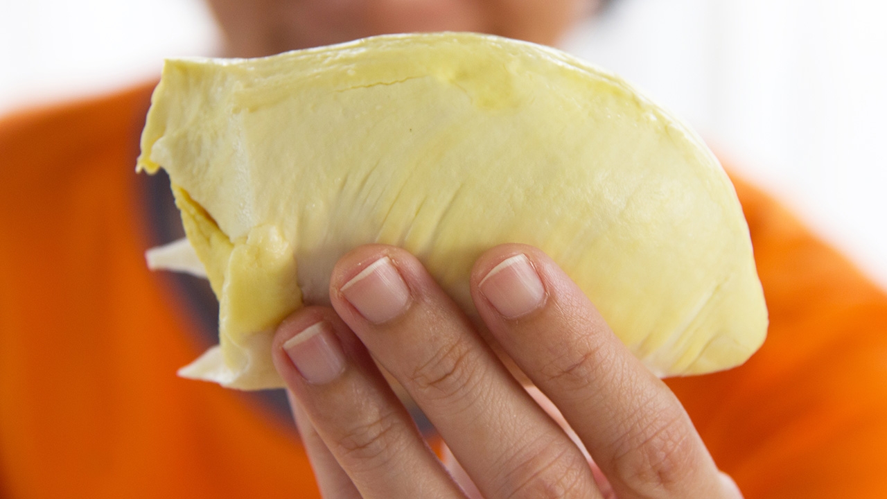 He regaled on durians.