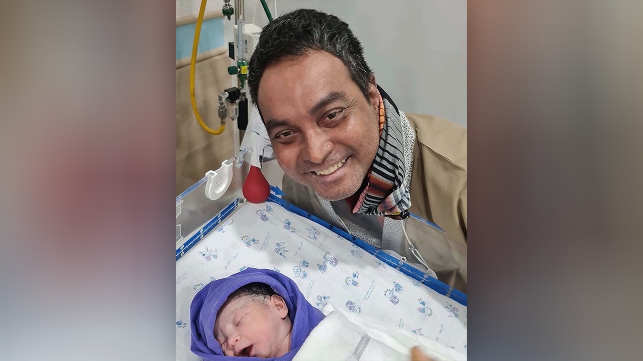 เมฆ วินัย ยิ้มไม่หุบ ภรรยาผ่าคลอดลูกคนที่ 3 แล้ว จ้ำม่ำน่าชังสุดๆ