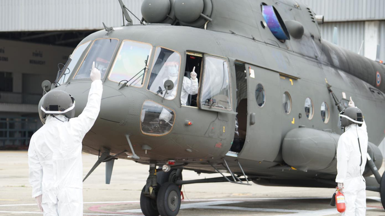 ผบ.ทบ. สั่งนำ “เครื่องบิน Mi-17” ช่วยรับผู้ป่วยโควิดส่งภูมิลำเนาห่างไกล