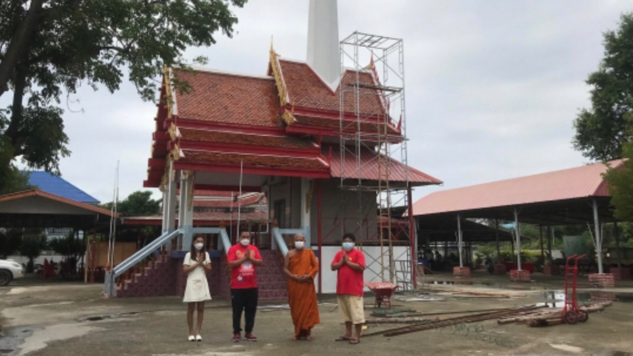 เจ้าของร้านกาแฟ รับเป็นเจ้าภาพซ่อมเมรุวัดป้อมรามัญ หลังเผาศพโควิดจนชำรุด