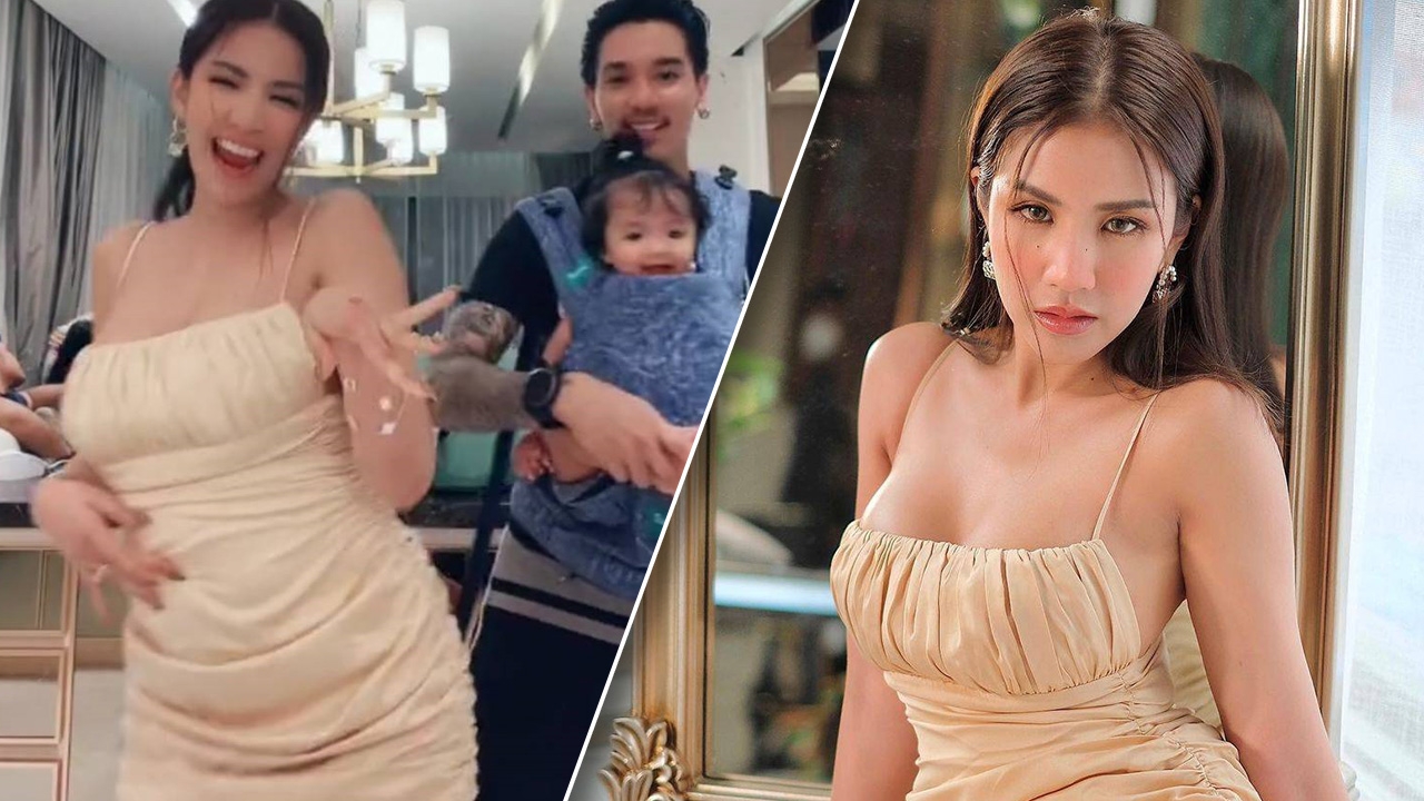 ใบเตย อัดคลิปเต้นพร้อม ดีเจแมน และลูกสาว ชาวเน็ตถามท้องรึเปล่า (คลิป)