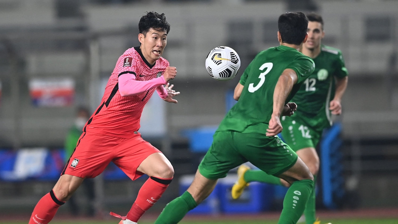 ซอนเกือบยิงได้ เกาหลีใต้ ถล่ม เติร์กเมนิสถาน 5-0 ขึ้นจ่าฝูงกลุ่มคัดบอลโลก