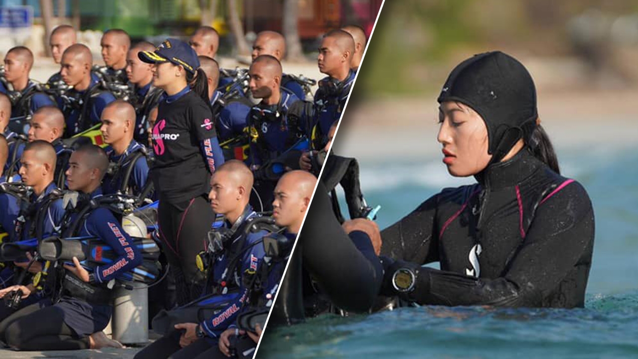 ทร. ถวายเครื่องหมายนักทำลายใต้น้ำจู่โจม แด่ เจ้าฟ้าสิริวัณณวรีฯ 