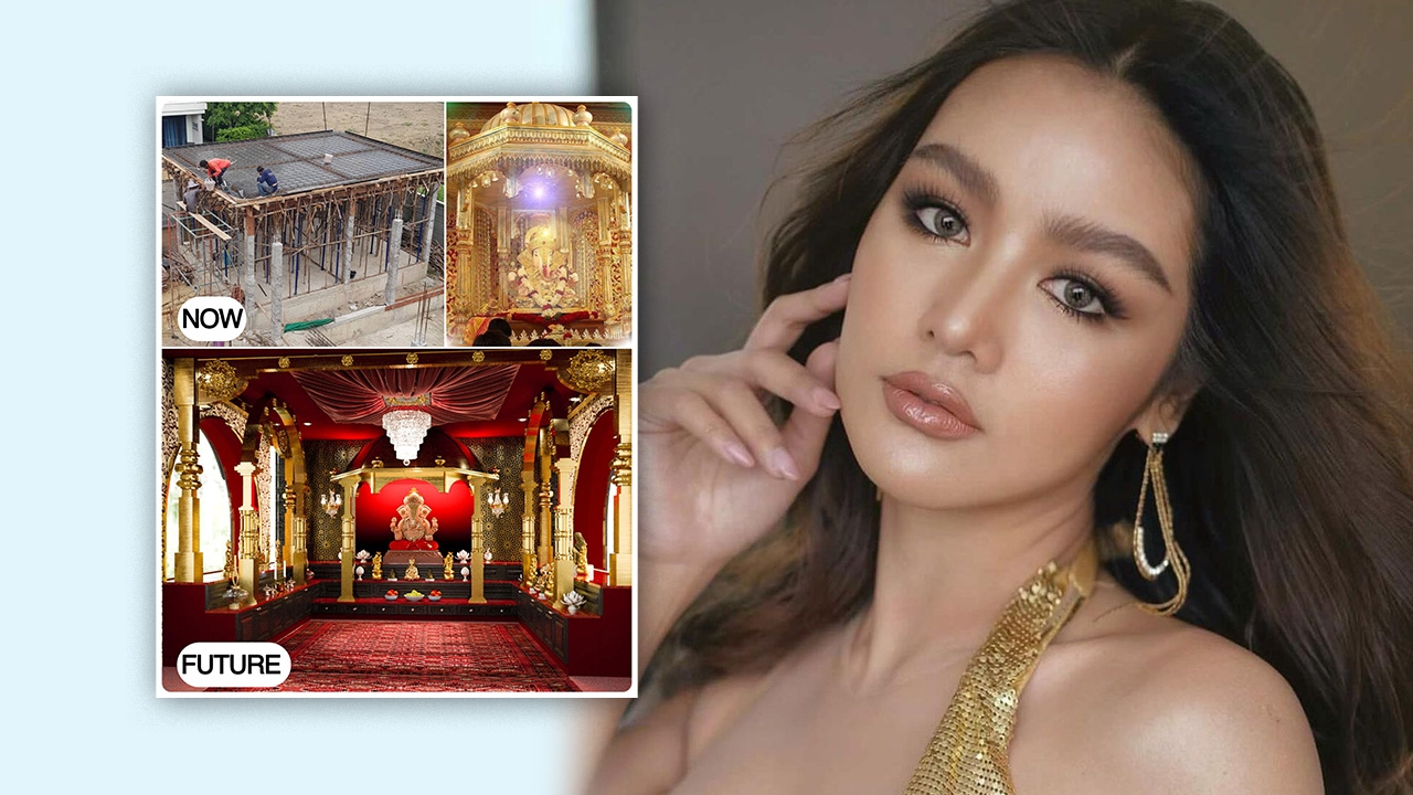 กระแต อาร์สยาม อวดบ้านหลังใหม่ สร้างห้องพระและเทวาลัยสุดตระการตา