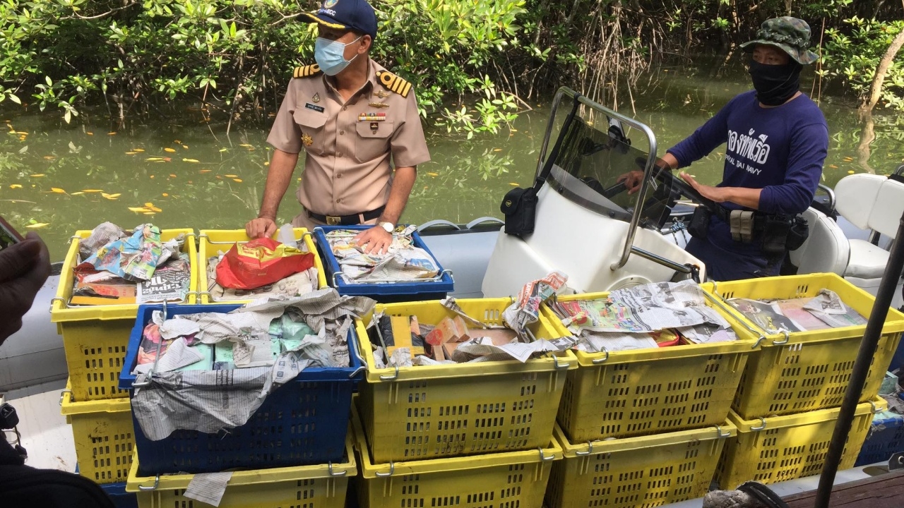ตะลึงพบไอซ์-เฮโรอีนสิงโตเหยียบโลก 1.2 พัน กก. ซุกในป่าโกงกางสตูล 