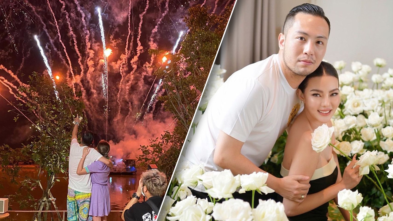 ดิว อริสรา พร้อมแฟนหนุ่ม ขอโทษและจ่ายเงินให้ชาวบ้านหลังมีดราม่าจุดพลุ