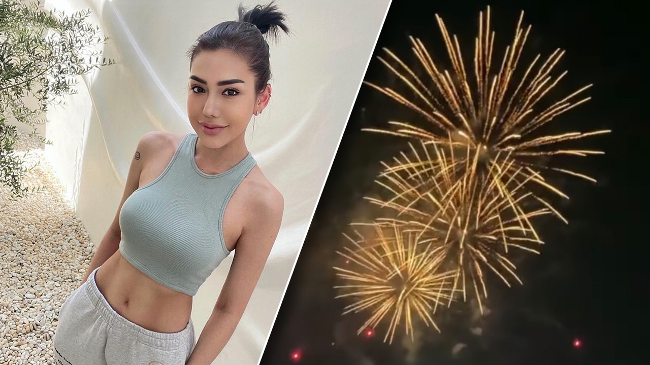 เบล บุษยา โพสต์คลิปจุดพลุและแฮชแท็ก สามัญสำนึก ชาวเน็ตคอมเมนต์รัว (คลิป)