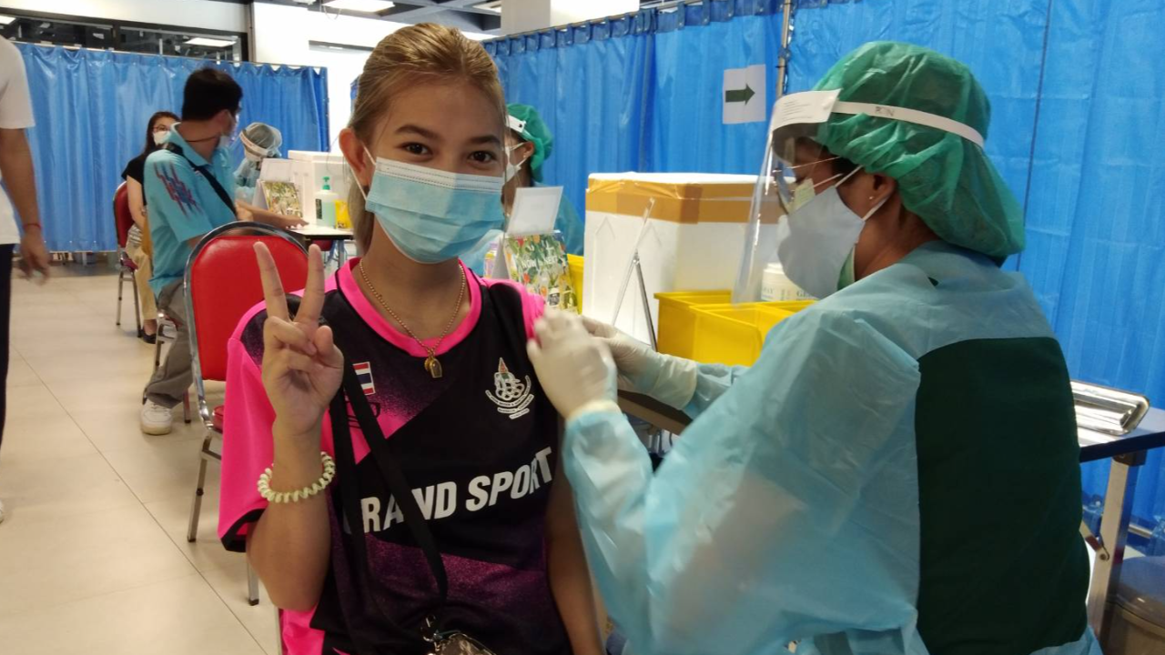 ไร้ผลข้างเคียง "สนุกเกอร์" ทีมชาติไทยชุดซีเกมส์ เข้ารับวัคซีนโควิด-19 ซิโนแวค