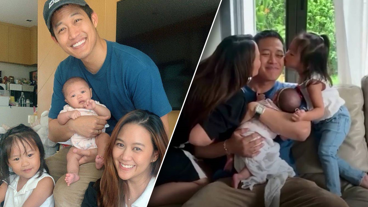 ตู่ ภพธร ซึ้งน้ำตาไหล กลับบ้านกอดภรรยาและลูก หลังห่างกัน 4 เดือน (คลิป)