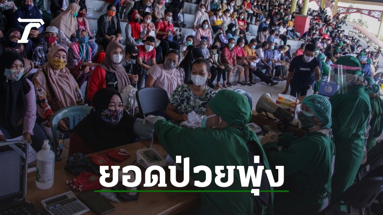 อินโดนีเซียป่วยโควิดทุบสถิติ 2 หมื่นรายในวันเดียว - Vimarsana News